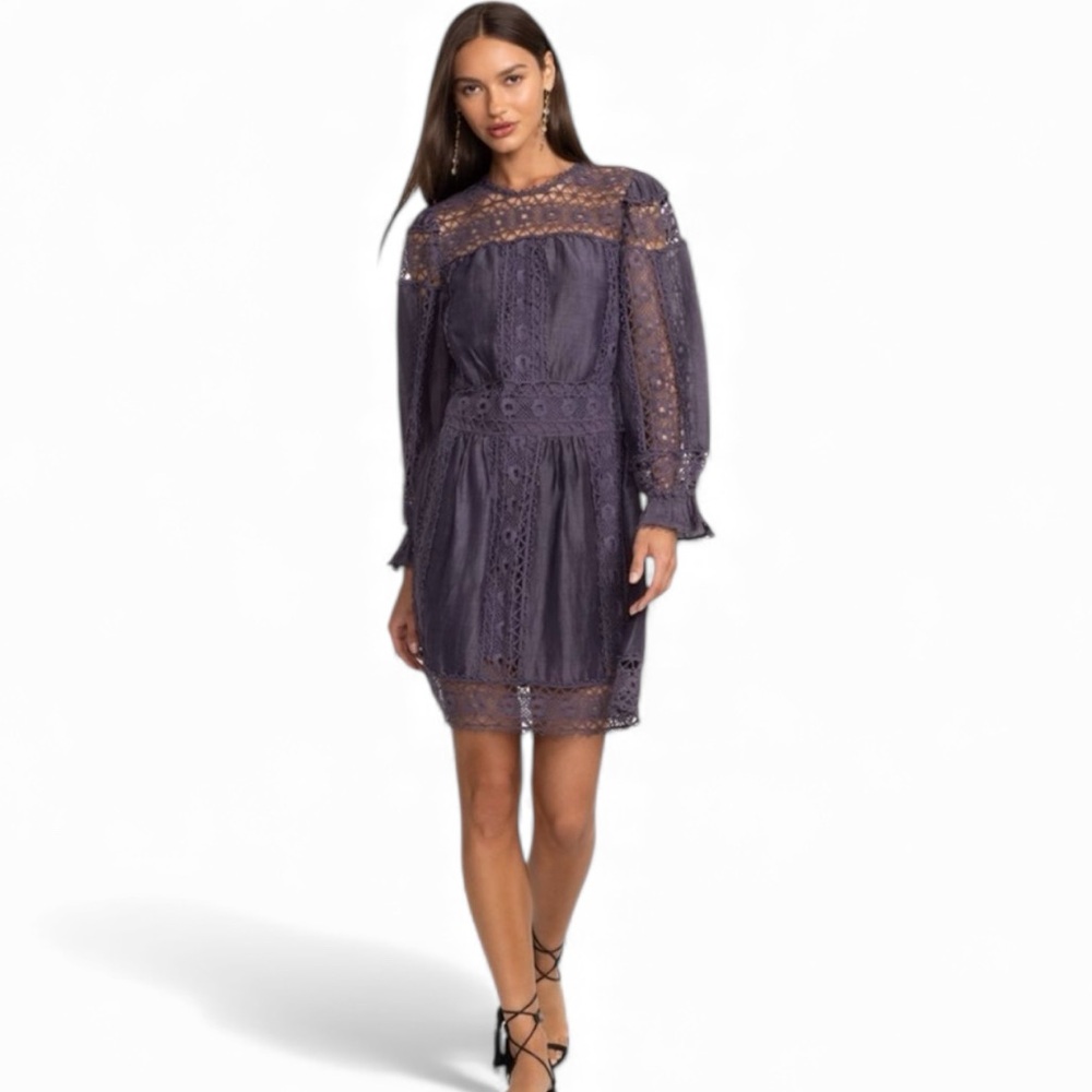 Johnny Was Mitska Navy Lace Dress‎